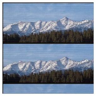 Elk Horn Mountain Blues Fabric Tyg