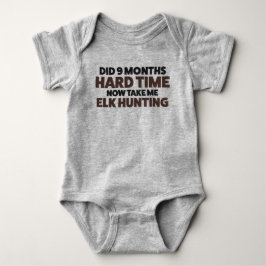 Elk Hunting Jersey Bodydress för Baby T Shirt