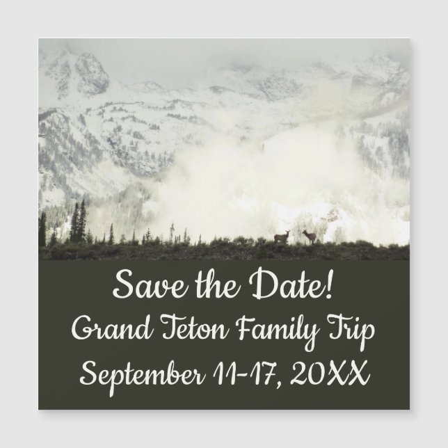 Elk i Grand Teton National Park-foto (Framsida)