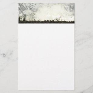 Elk i Grand Teton National Park-foto Brevpapper