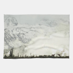 Elk i Grand Teton National Park-foto Kökshandduk