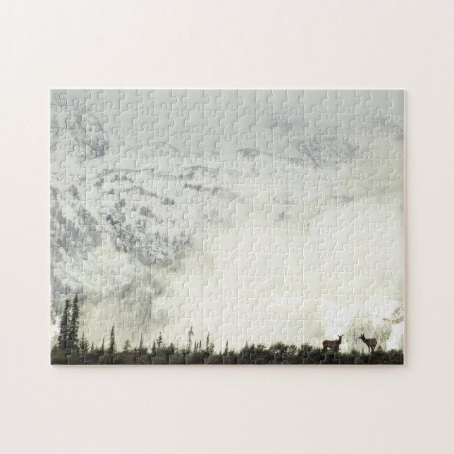 Elk i Grand Teton National Park-foto Pussel (Horisontell)