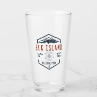 Elk Island National Park Canada Vintage Distress
