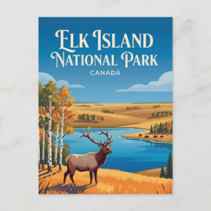Elk Island nationalpark Kanada Vykort