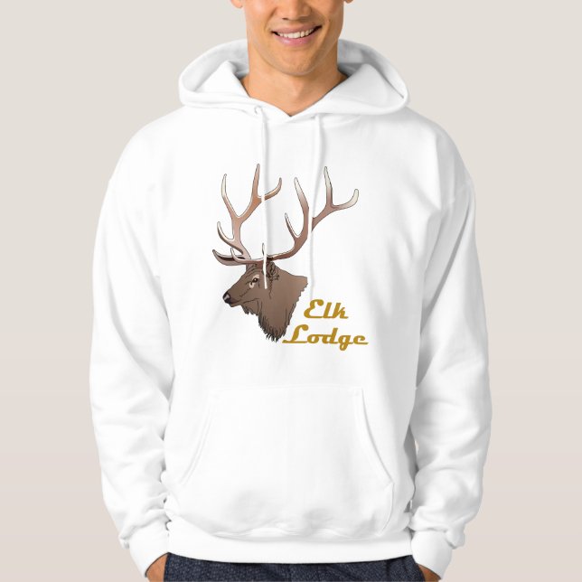 Elk Lodge Hoodie (Framsida)