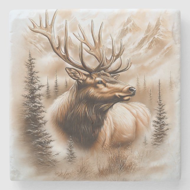 Elk Marble Underlägg (Framsidan)
