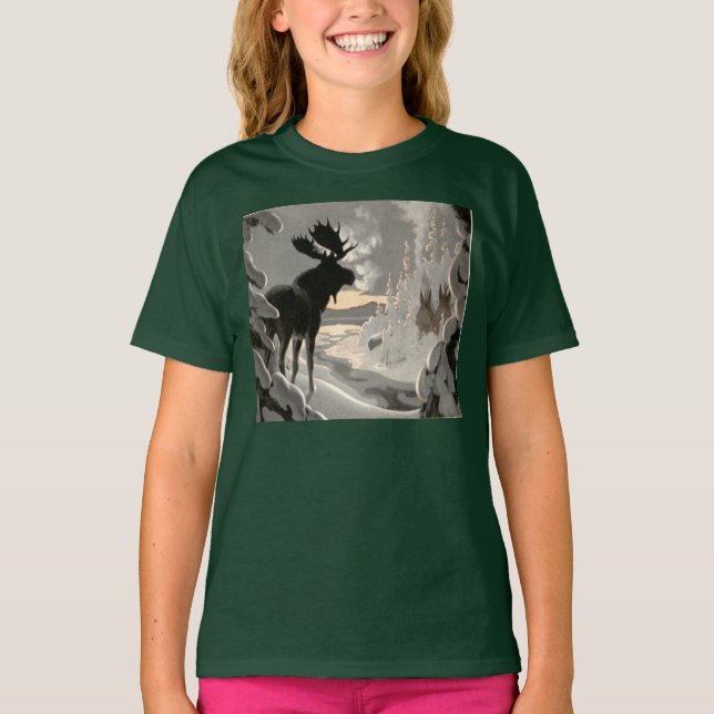 Elk Misty Morgon T Shirt (Framsida)