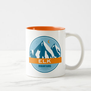 Elk Mountains Colorado Två-Tonad Mugg