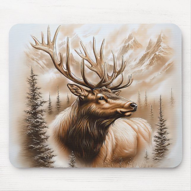 Elk Mouse Pad Musmatta (Framsidan)