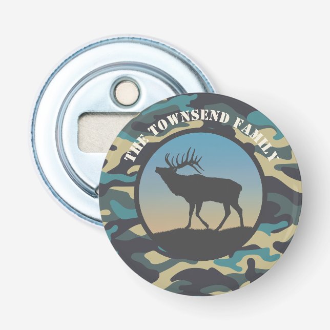 Elk och Camo Flasköppnare (Framsidan)