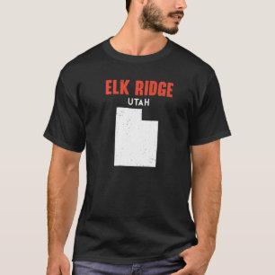 Elk Ridge Utah USA State America Travel Utahan T Shirt