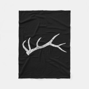 Elk Shed Rack Horn Hunting Fleecefilt