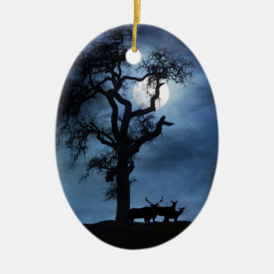 Elk Silent Night Julafton Ornament