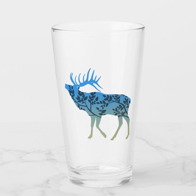 Elk Träd Glaskopp (Framsida)