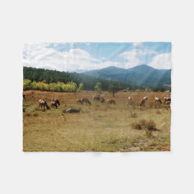 Elk-vinkel filt för fleece (Framsidan (Horisontell))