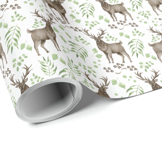 Elk Wrapping Papper Presentpapper (Rullad Hörn)