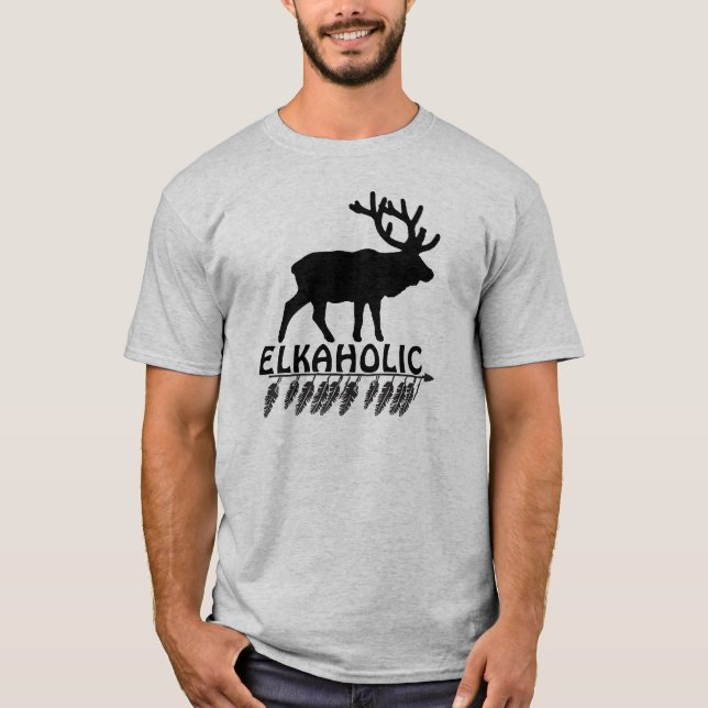 Elkaholic Tee Shirt (Framsida)