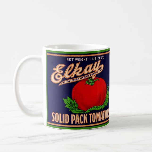  Elkay Solid Pack Tomates kan märka på 1930-talet Kaffemugg (Vänster)