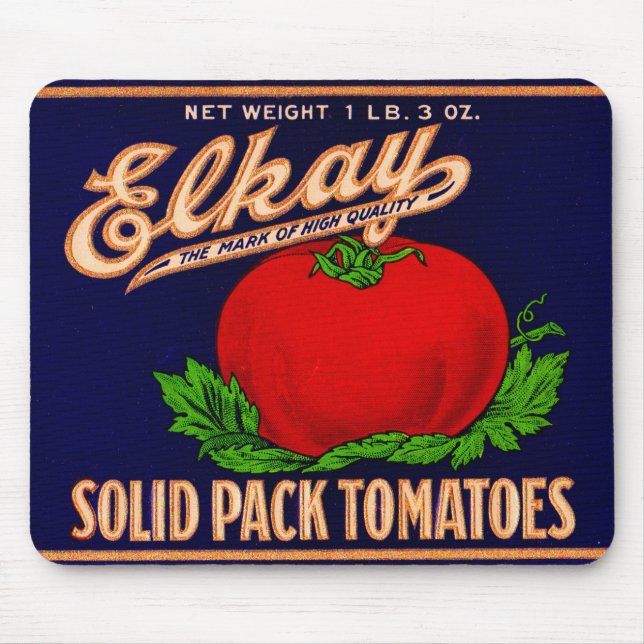  Elkay Solid Pack Tomates kan märka på 1930-talet Musmatta (Framsidan)