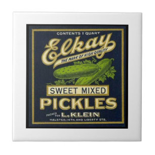 Elkay Sweet MIxed Pickles Kakelplatta
