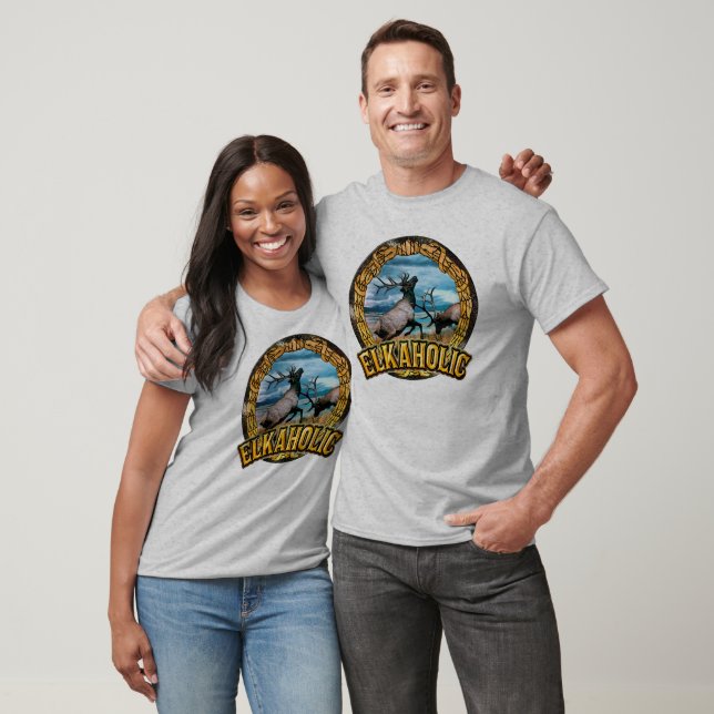 Elkhokbull elk art tee (Unisex)