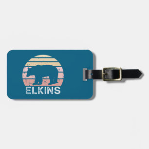 Elkins West Virginia Retro Björn Bagagebricka