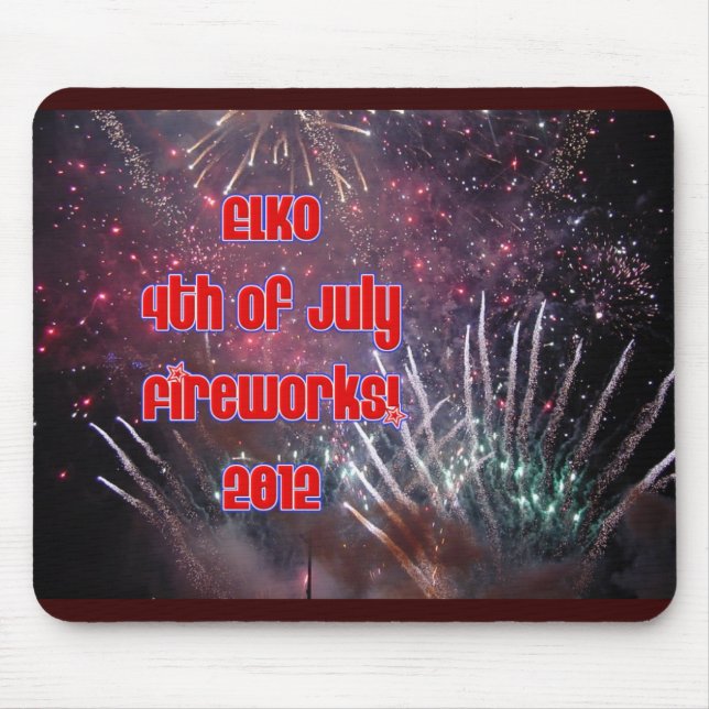 Elko fyrverkerier Mousepad 2012 Musmatta (Framsidan)