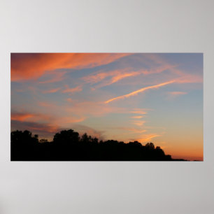 Elkridge Sunset Maryland Ligcape Poster