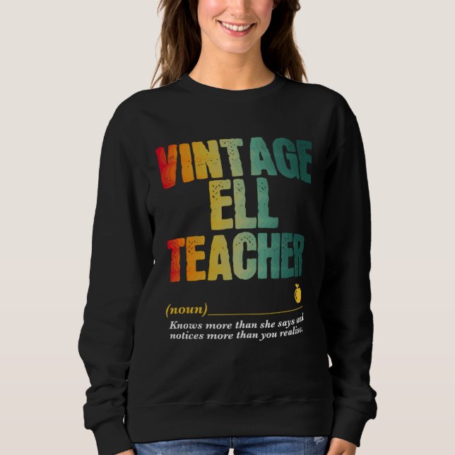 ELL Teacher Appreciation Week Back to School  2 T Shirt (Framsida)