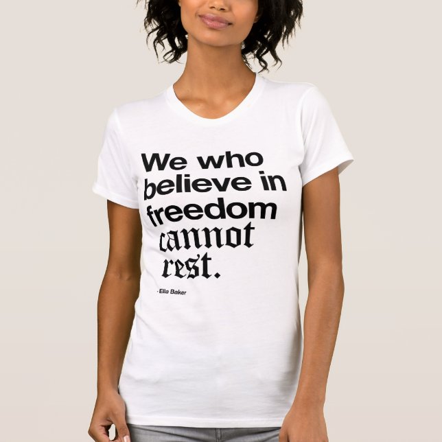Ella bagarecitationstecken tee shirt (Framsida)