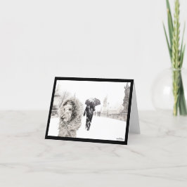 Ella Bella Banana på Charles Bridge, Prag Tack Kort