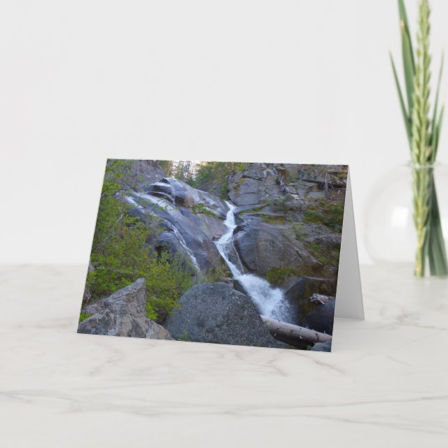 Ella Falls vid Sequoia National Park Kort (Framsida)