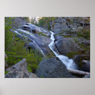 Ella Falls vid Sequoia National Park Poster