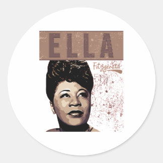Ella Fitzgerald Runt Klistermärke