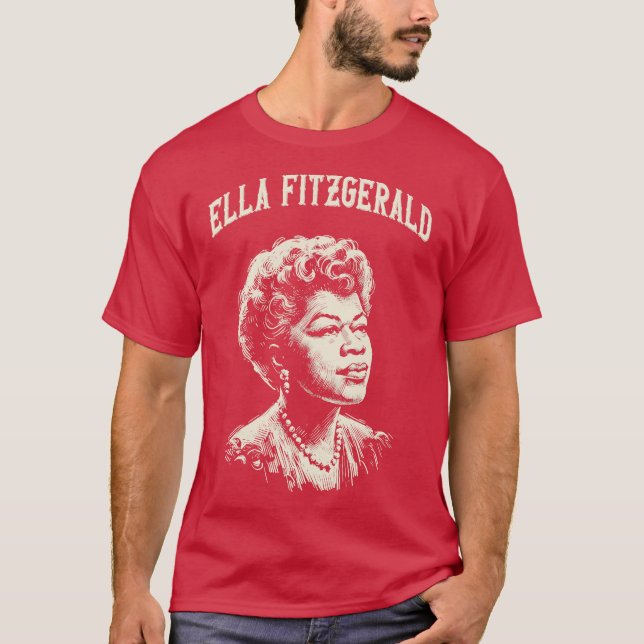 ella fitzgerald t shirt (Framsida)