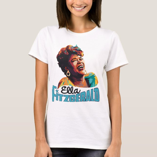 Ella Fitzgerald T Shirt (Framsida)