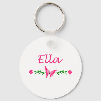 Ella (Rosa Butterfly) Nyckelring
