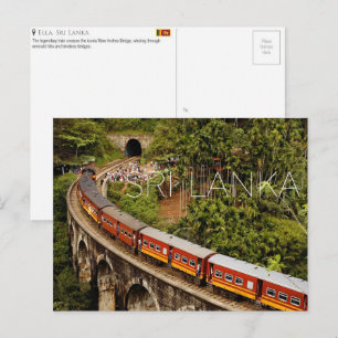 Ella, Sri Lanka Resebrevkort Vykort