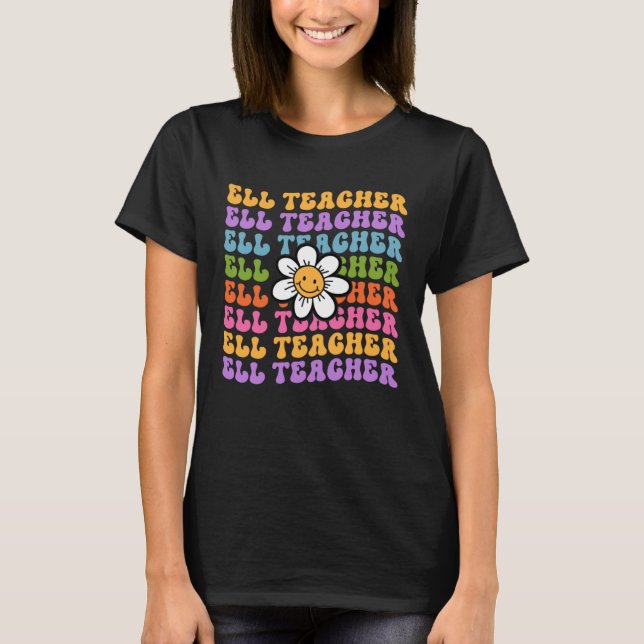 ELLÄRARE Back to school första skolappsdagen T Shirt (Framsida)