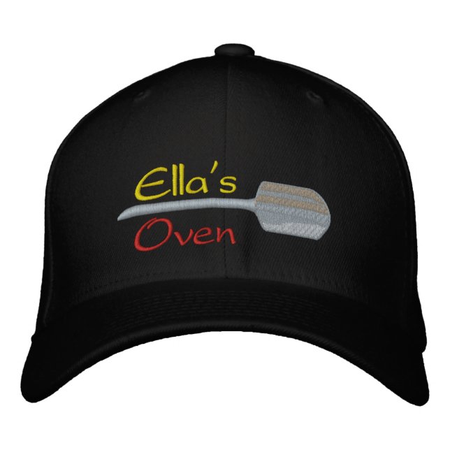 Ellas Oven Broderad Keps (Framsida)