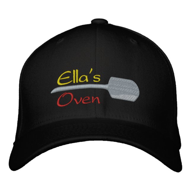 Ellas Oven Broderad Keps (Framsida)