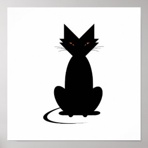Ellas ruskiga katt poster