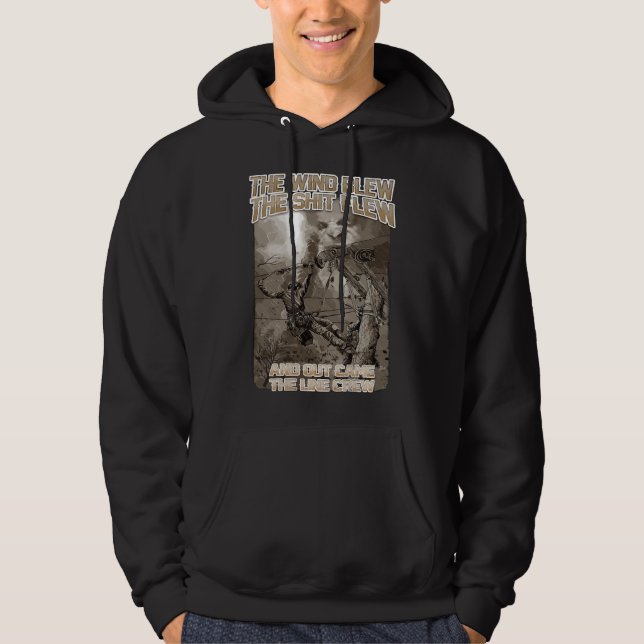 Elledningsarbetare Kom Ut Hoodie (Framsida)