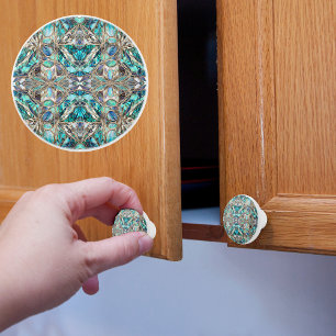 Ellegant Abalone och Silver Knopp