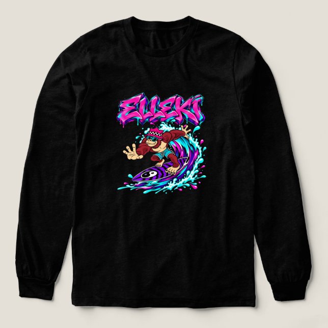 Elleki Aloha Ape T Shirt (Design framsida)