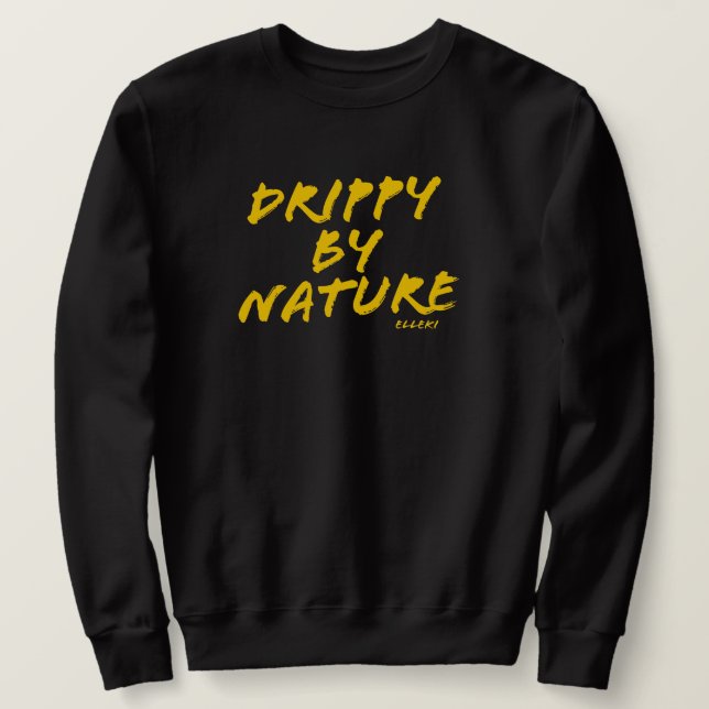 Elleki Drippy efter typ Lång Ärmad Tröja (Design framsida)