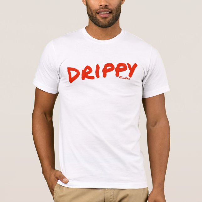 Elleki Drippy (Red) T-Shirt (Framsida)