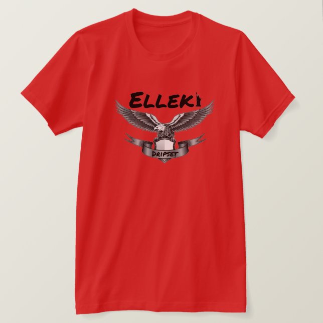 Elleki Dripset T Shirt (Design framsida)