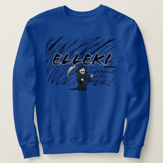 Elleki Reaper Lång Ärmad Tröja (Design framsida)