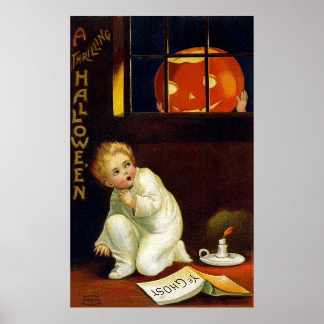 Ellen H. Clapsaddle: A Thrilling Halloween Poster (Framsidan)